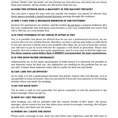 Monolocale Marco Appartamento *